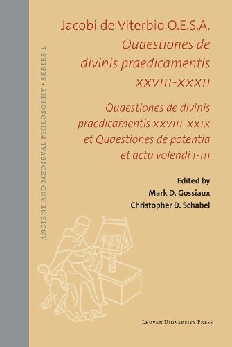 Cover image for Quaestiones de divinis praedicamentis XXVIII-XXXII
