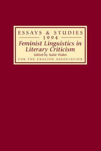 Cover image for Feminist Linguistics in Literary Criticism