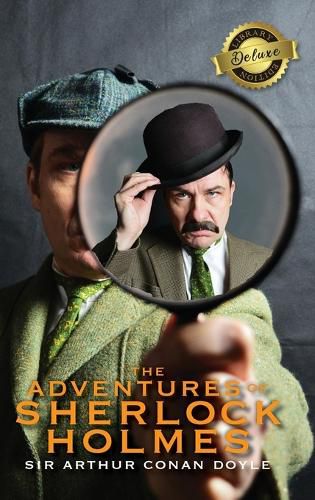 Cover image for The Adventures of Sherlock Holmes (Deluxe Library Edition) (Illustrated)