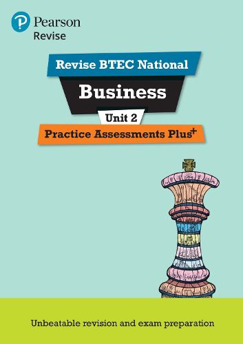 Cover image for Pearson REVISE BTEC National Business Practice Assessments Plus U2: for home learning, 2022 and 2023 assessments and exams