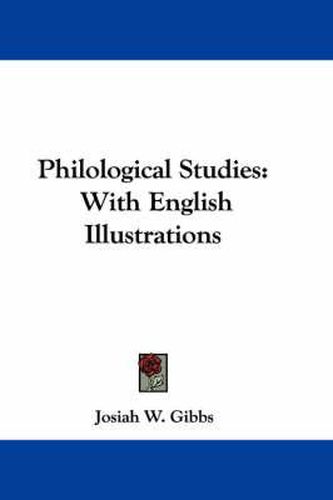 Cover image for Philological Studies: With English Illustrations