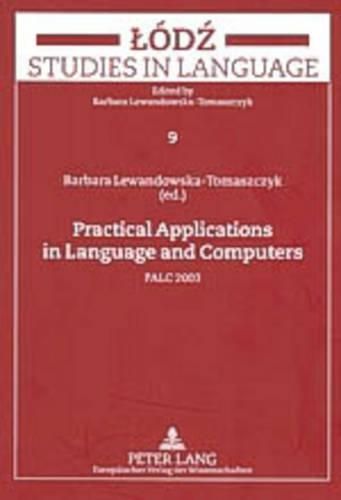 Cover image for Practical Applications in Language and Computers: PALC 2003