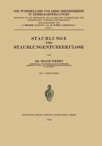 Cover image for Staublunge Und Staublungentuberkulose
