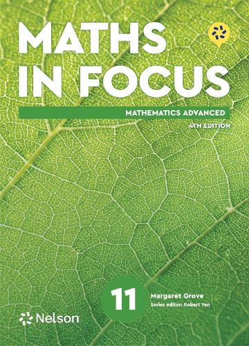 Cover image for Maths in Focus 11 Mathematics Advanced Student Book with Nelson MindTap