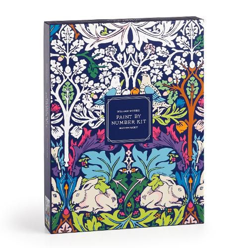 Cover image for William Morris Brother Rabbit 9 x 12" Paint by Number Kit