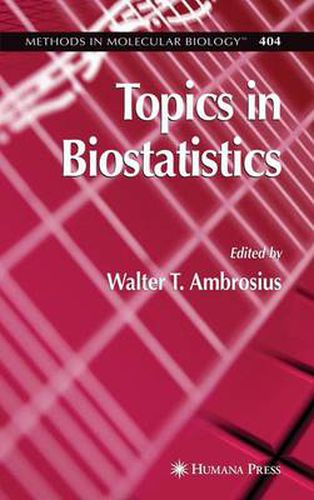 Cover image for Topics in Biostatistics