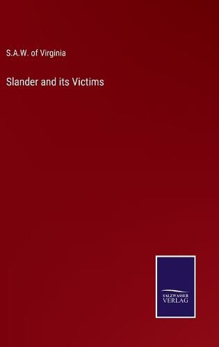 Cover image for Slander and its Victims