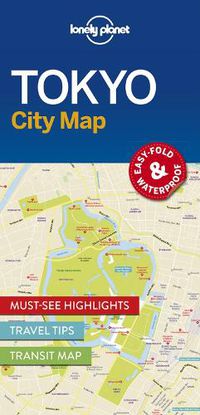 Cover image for Lonely Planet Tokyo City Map