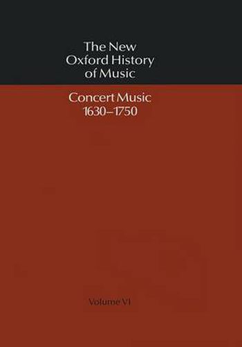 Cover image for Concert Music 1630-1750