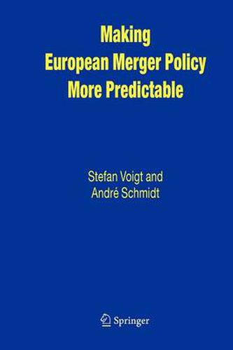 Cover image for Making European Merger Policy More Predictable