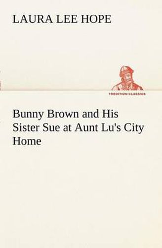 Cover image for Bunny Brown and His Sister Sue at Aunt Lu's City Home