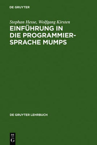 Cover image for Einfuhrung in Die Programmiersprache Mumps