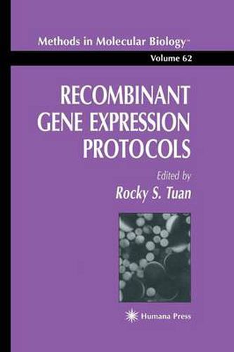 Cover image for Recombinant Gene Expression Protocols