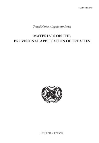 Materials on the provisional application of treaties