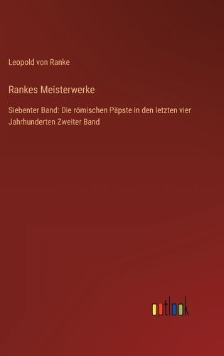 Cover image for Rankes Meisterwerke