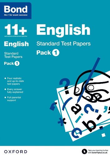 Cover image for Bond 11 +: English: Standard Test Papers: Pack 1