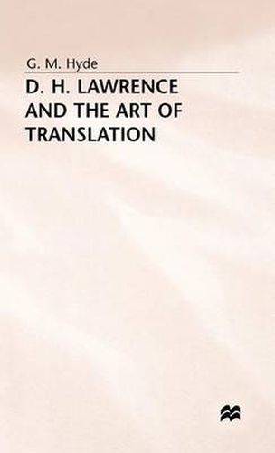 Cover image for D. H. Lawrence and the Art of Translation