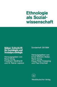 Cover image for Ethnologie als Sozialwissenschaft