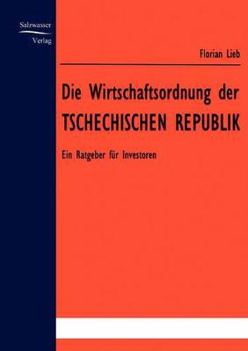 Cover image for Die Wirtschaftsordnung der Tschechischen Republik
