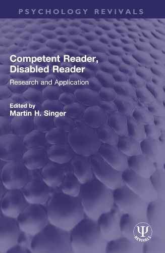 Cover image for Competent Reader, Disabled Reader