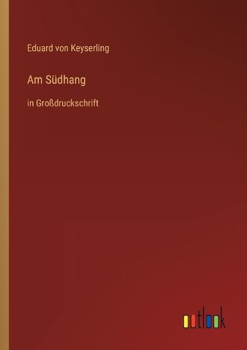 Cover image for Am Suedhang