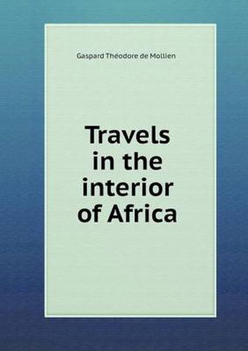 Cover image for Travels in the Interior of Africa