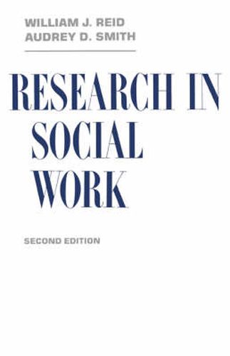 Cover image for Research in Social Work