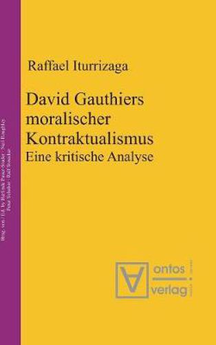 Cover image for David Gauthiers moralischer Kontraktualismus