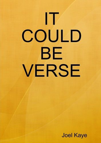 Cover image for It Could Be Verse
