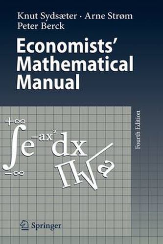 Economists' Mathematical Manual