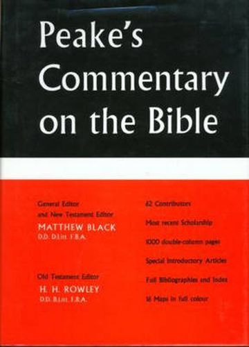 Cover image for Peake's Commentary on the Bible