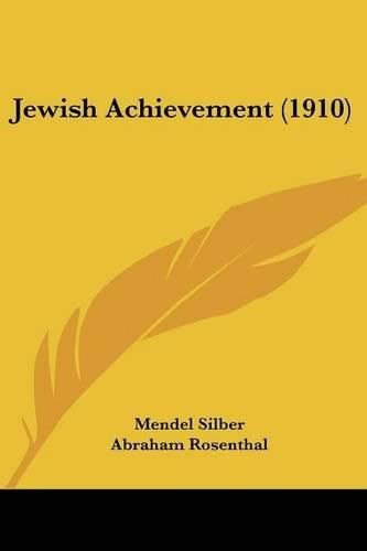 Cover image for Jewish Achievement (1910)