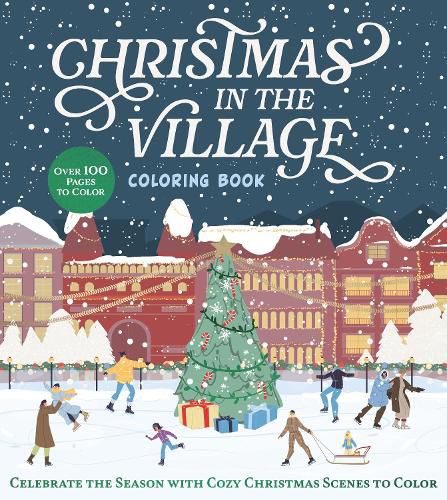 Cover image for Christmas in the Village Coloring Book