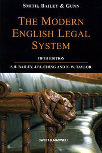 Cover image for Smith, Bailey & Gunn on The Modern English Legal System