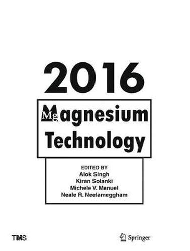 Cover image for Magnesium Technology 2016