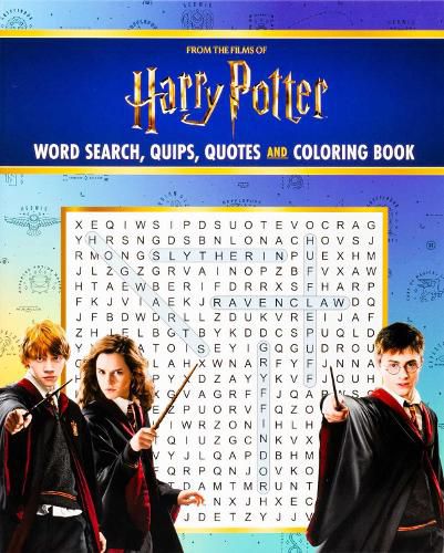Cover image for Harry Potter Word Search, Quips, Quotes, and Coloring Book