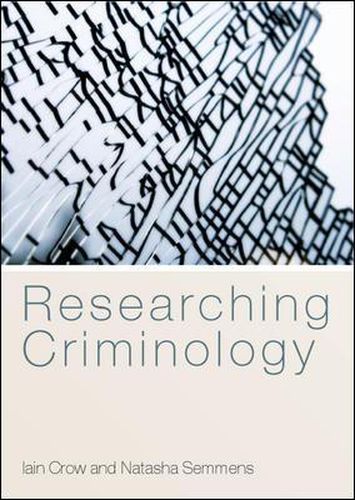 Cover image for Researching Criminology