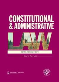 Cover image for Constitutional & Administrative Law