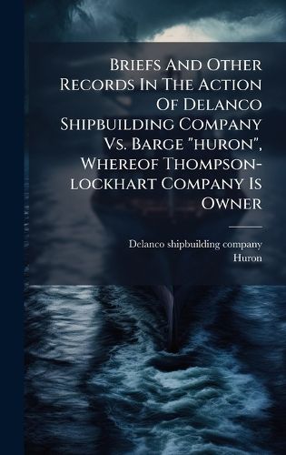 Cover image for Briefs And Other Records In The Action Of Delanco Shipbuilding Company Vs. Barge "huron", Whereof Thompson-lockhart Company Is Owner