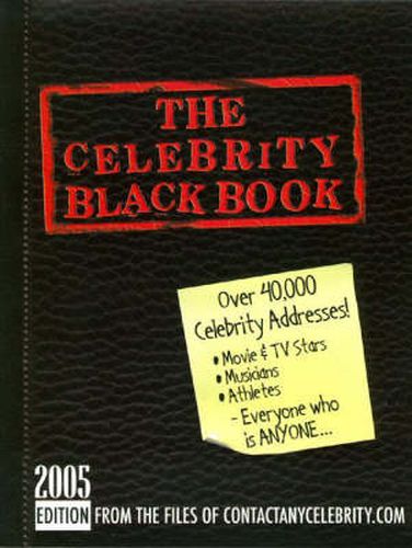 Cover image for Celebrity Black Book: Over 40,000 Celebrity Addresses