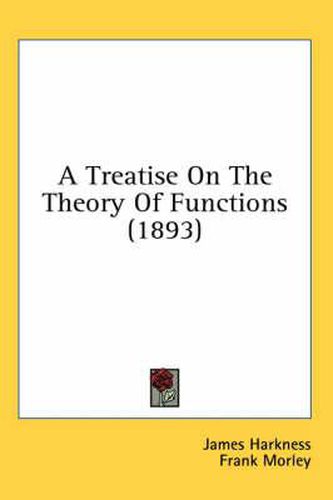 Cover image for A Treatise on the Theory of Functions (1893)