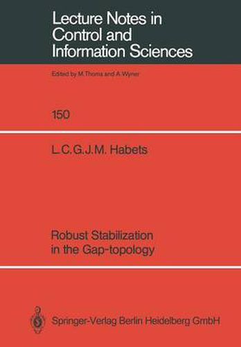 Cover image for Robust Stabilization in the Gap-topology