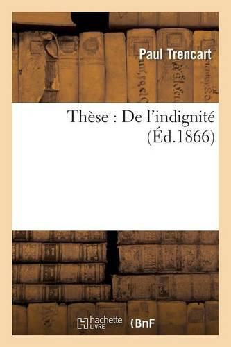 Cover image for These: de l'Indignite