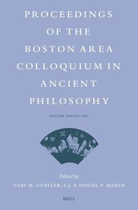 Cover image for Proceedings of the Boston Area Colloquium in Ancient Philosophy