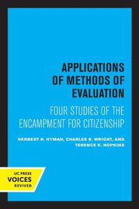 Cover image for Applications of Methods of Evaluation: Four Studies of the Encampment for Citizenship