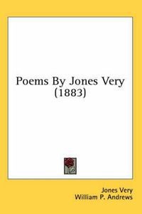 Cover image for Poems by Jones Very (1883)