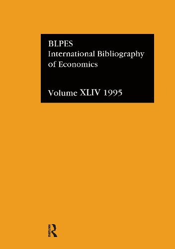 Cover image for IBSS: Economics: 1995 Vol 44