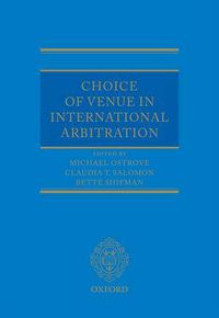 Cover image for Choice of Venue in International Arbitration