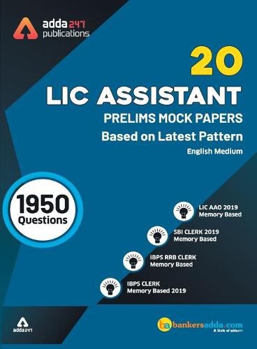 Cover image for LIC Assistant Prelims Mock Papers Practice Book English Medium