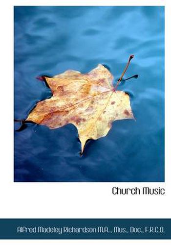 Cover image for Church Music